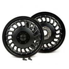 12 inch Pair of wheel rims black rim hub for Vespa